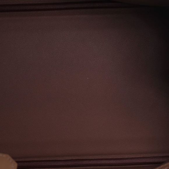 Hermes Birkin Handbag Grey Doblis Suede with Swift with Palladium Hardware 25 - Picture 6 of 9